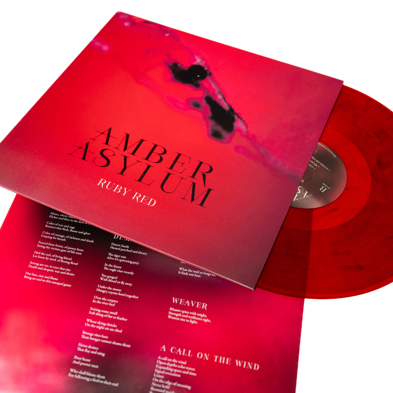 Amber Asylum - Ruby Red Vinyl LP  |  Red Transparent