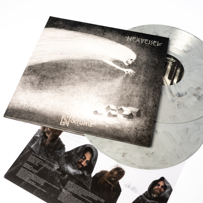 Hexvessel - Nocturne Vinyl 2-LP Gatefold  |  Grey/Black Marble