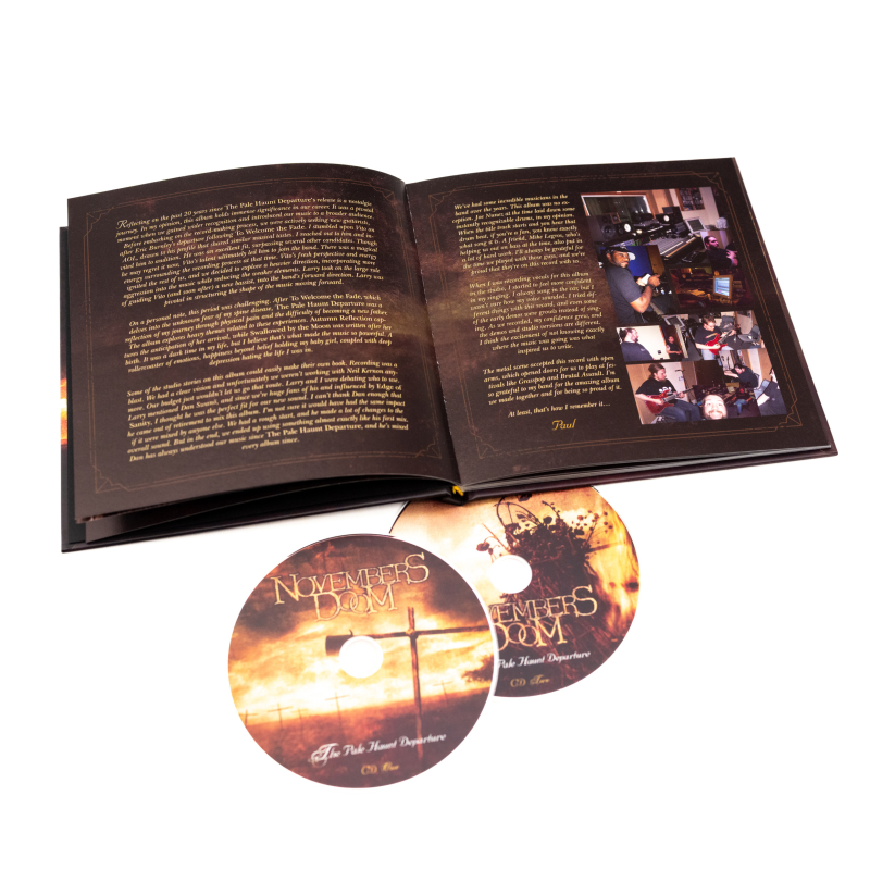 Novembers Doom - The Pale Haunt Departure Artbook 2-CD 