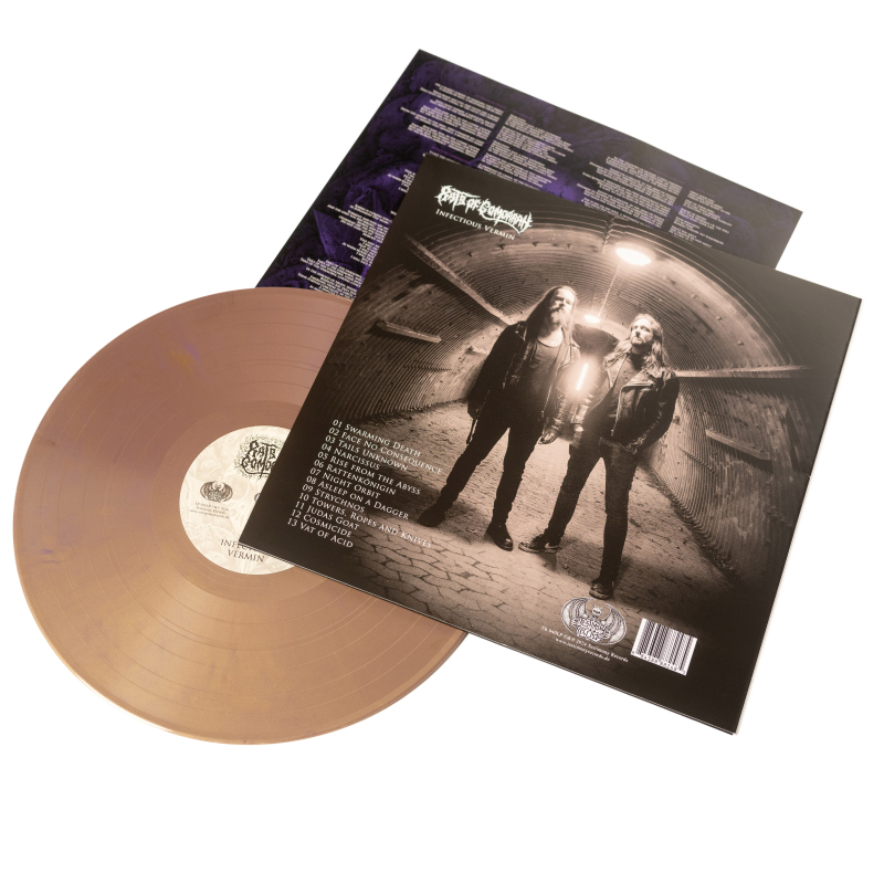 Rats Of Gomorrah - Infectious Vermin Vinyl LP  |  Purple/Gold Marble