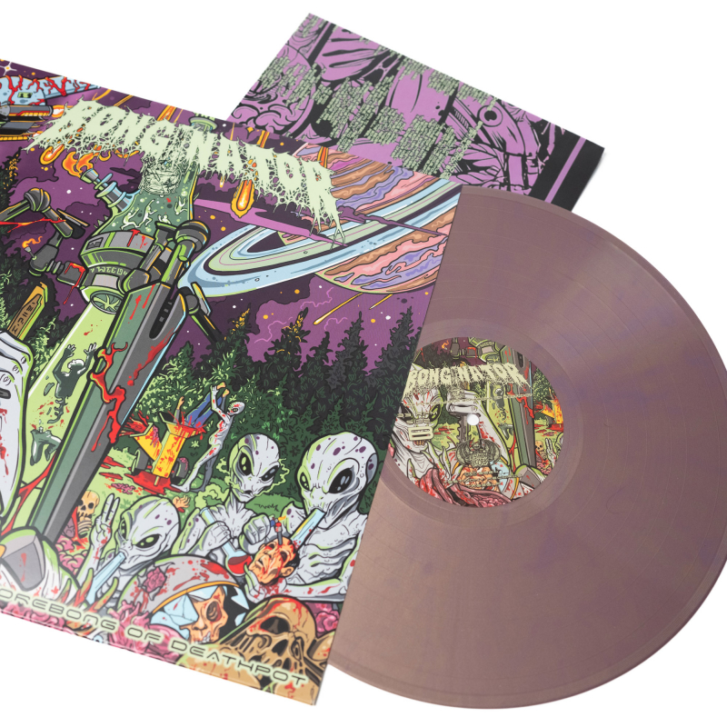 Bonginator - The Intergalactic Gorebong Of Deathpot Vinyl LP  |  solid gold / solid purple marble