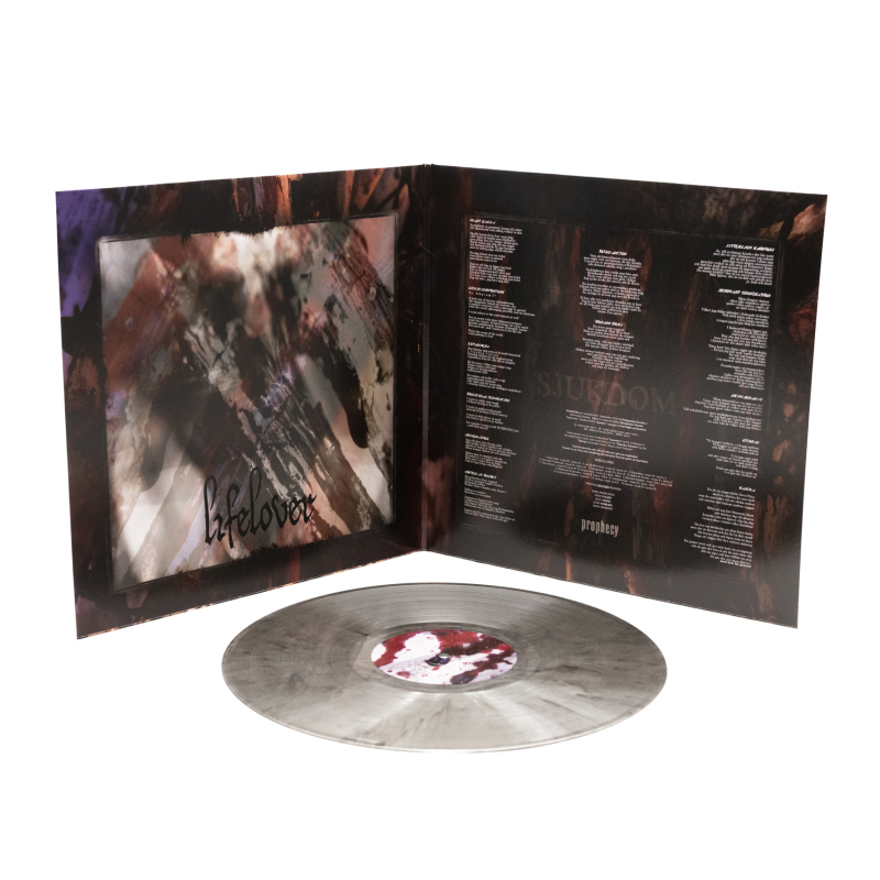 Lifelover - Sjukdom Vinyl Gatefold LP  |  Silver/Black Marble