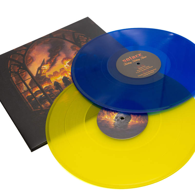 Solace - Fading Failing Ruin Vinyl 2-LP Gatefold  |  Blue/Yellow