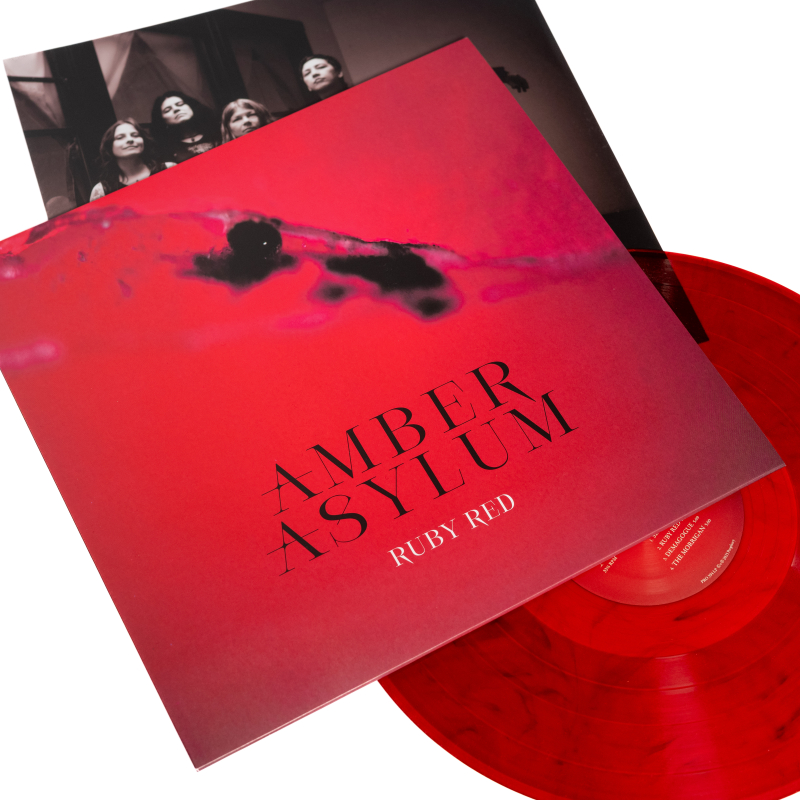 Amber Asylum - Ruby Red Vinyl LP  |  Red Transparent