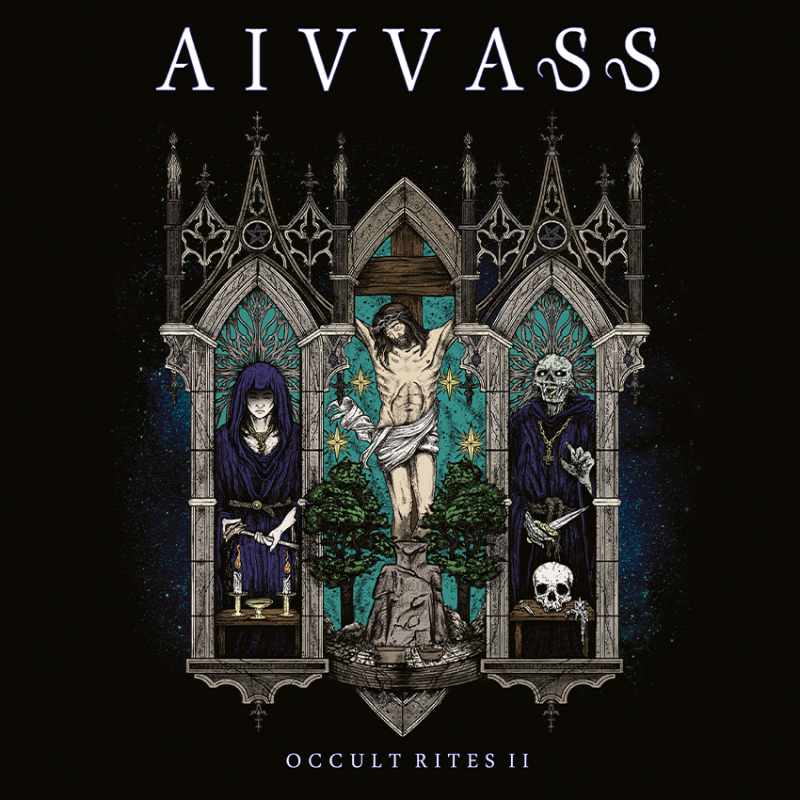 Aivvass - Occult Rites II Vinyl 12" EP  |  Green/Black Splatter