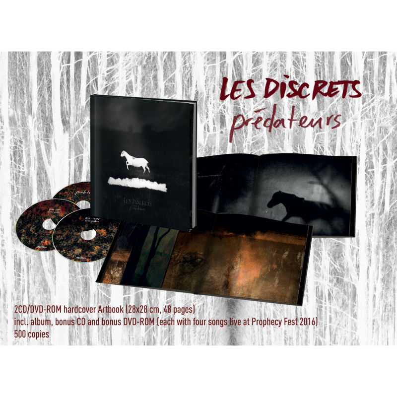 Les Discrets - Prédateurs Artbook 2CD+DVD-ROM 