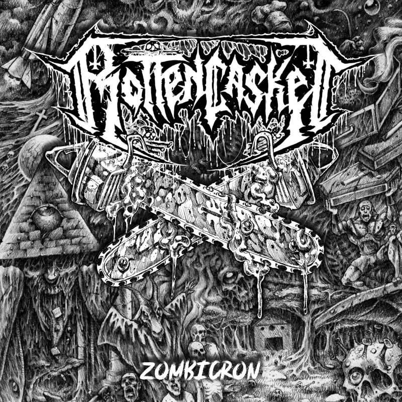 Rotten Casket - Zombicron Vinyl LP (SCR114LP)
