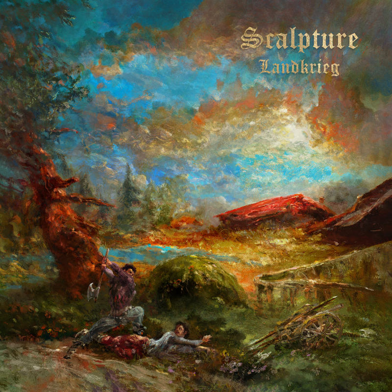 Scalpture - Landkrieg Vinyl LP  |  Purple/Gold Marble