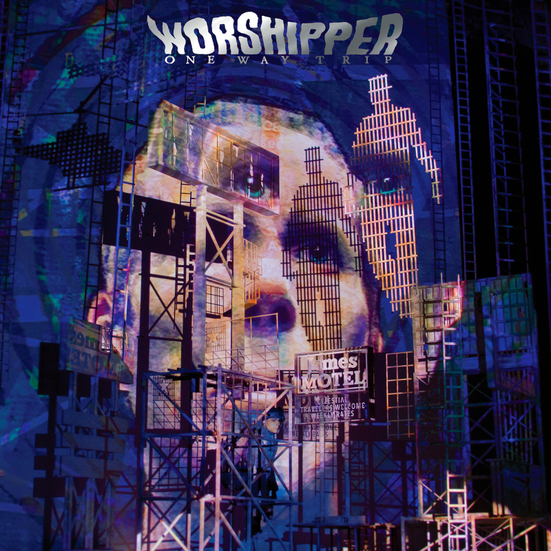 Worshipper - One Way Trip Vinyl LP  |  Blue/Black Marble