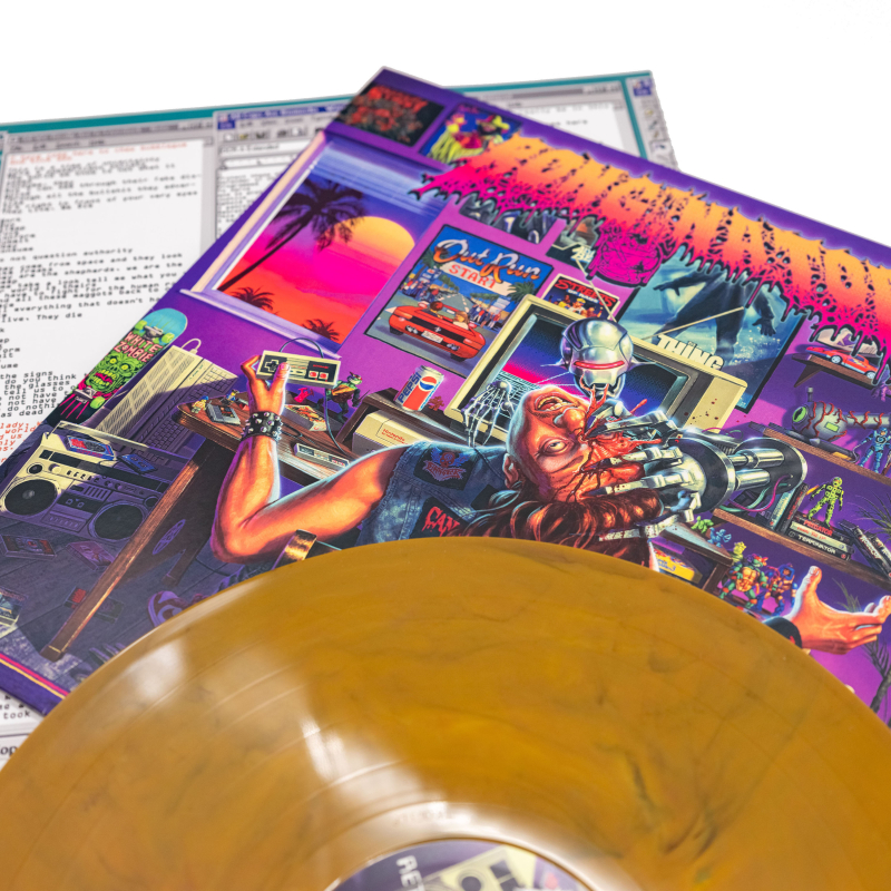 Bonginator - Retrodeath Vinyl LP  |  Yellow/Black Marble