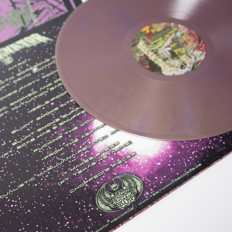 Bonginator - The Intergalactic Gorebong Of Deathpot Vinyl LP  |  solid gold / solid purple marble