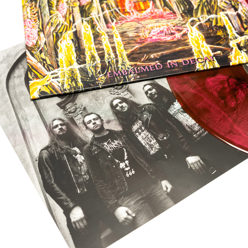 Carnal Tomb - Embalmed In Decay Vinyl LP  |  Magenta/Black Marble