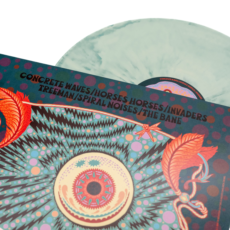 Domkraft - Domkraft Vinyl LP  |  White/Blue Marble