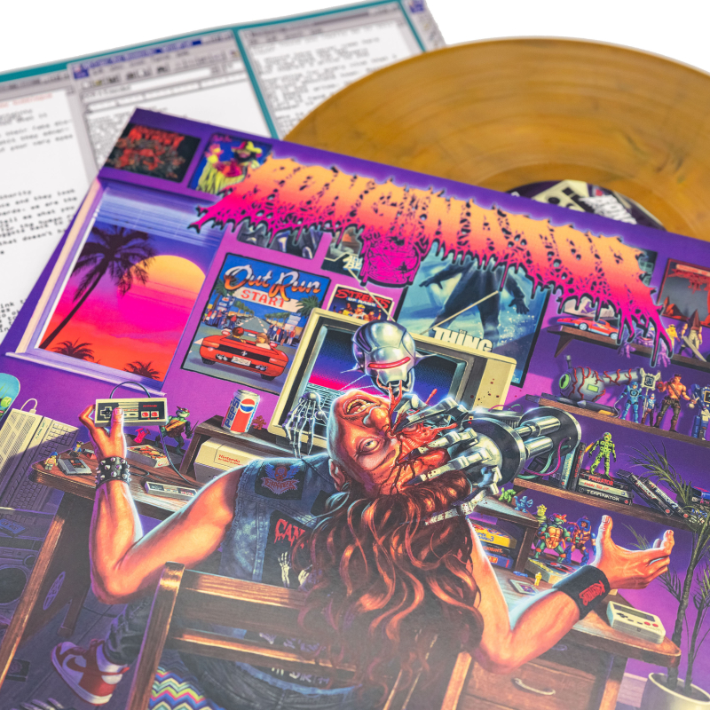 Bonginator - Retrodeath Vinyl LP  |  Yellow/Black Marble