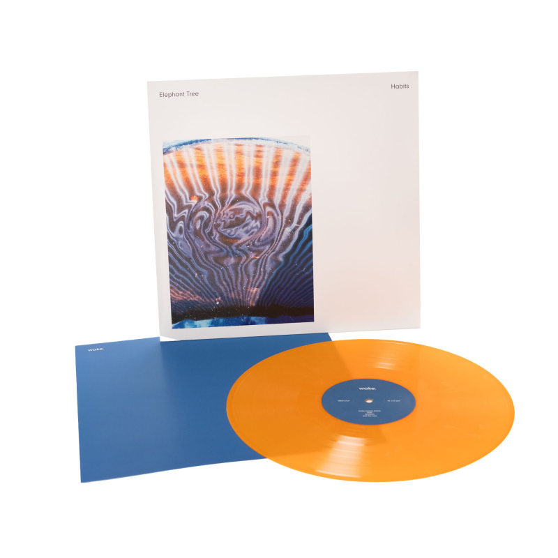 Elephant Tree - Habits Vinyl LP  |  Orange/white marble