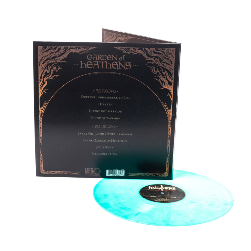 Heavy Temple - Garden Of Heathens Vinyl Gatefold LP  |  crystal clear & transparent green & solid white