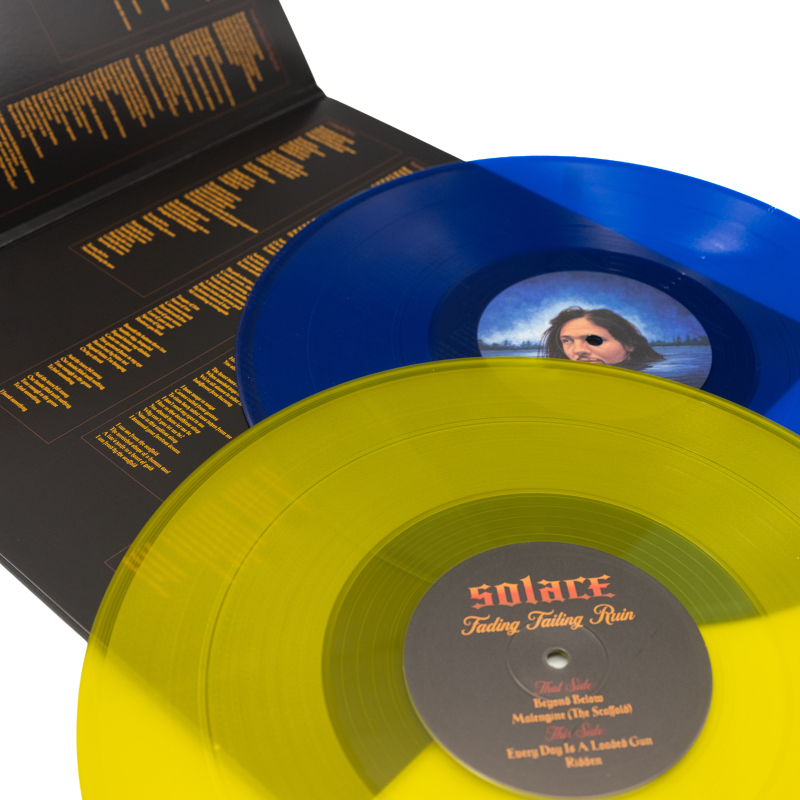 Solace - Fading Failing Ruin Vinyl 2-LP Gatefold  |  Blue/Yellow
