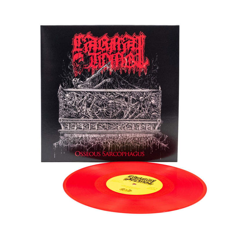Carnal Tomb - Osseous Sarcophagus Vinyl 10"  |  Red