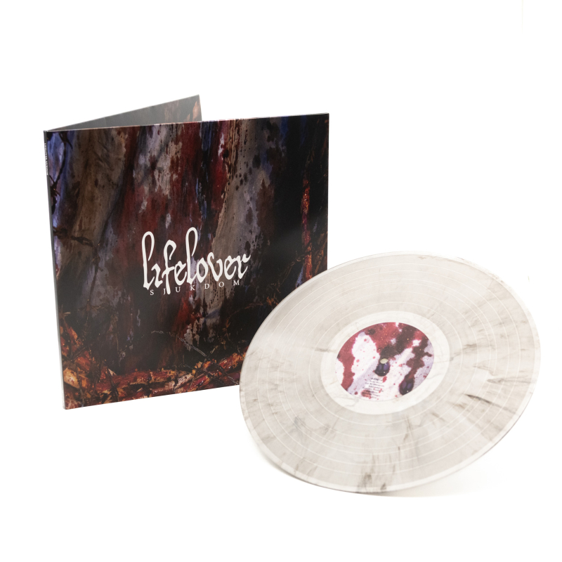 Lifelover - Sjukdom Vinyl Gatefold LP  |  Silver/Black Marble