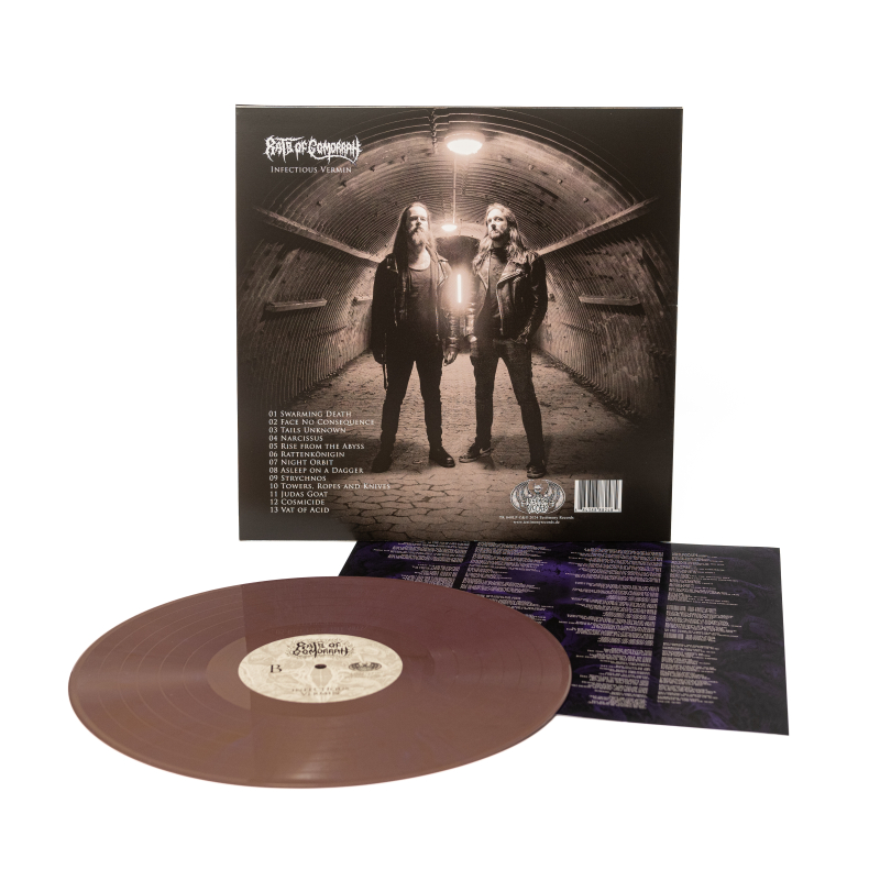 Rats Of Gomorrah - Infectious Vermin Vinyl LP  |  Purple/Gold Marble