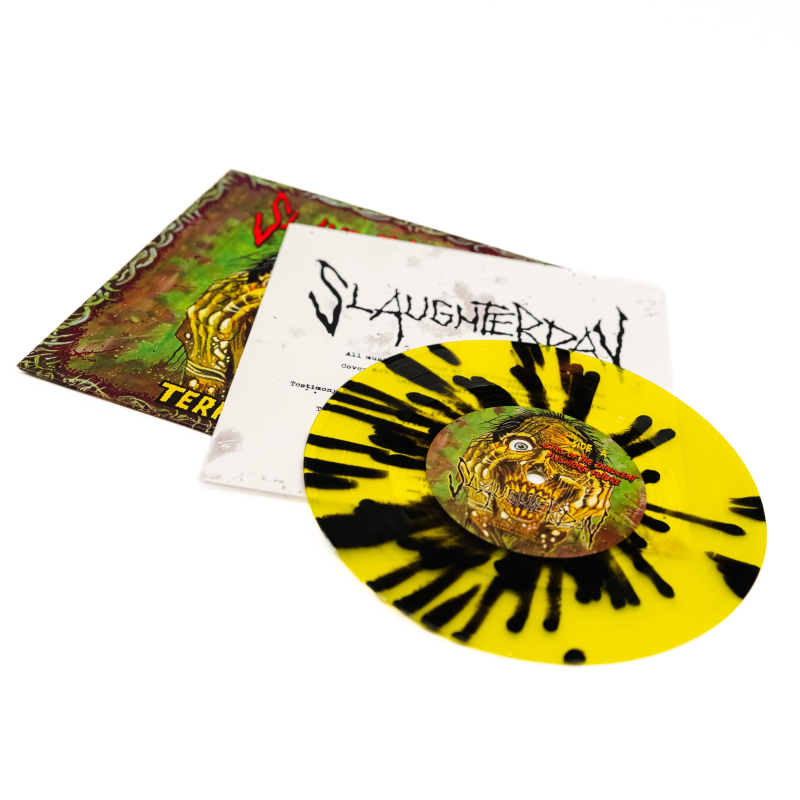 Slaughterday - Terrified Vinyl 7"  |  Splatter