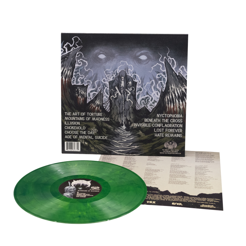 Total Annihilation - Mountains Of Madness Vinyl LP  |  Green/Yellow Marble