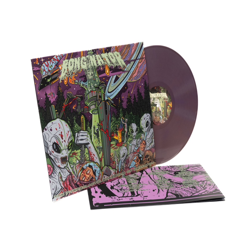 Bonginator - The Intergalactic Gorebong Of Deathpot Vinyl LP  |  solid gold / solid purple marble