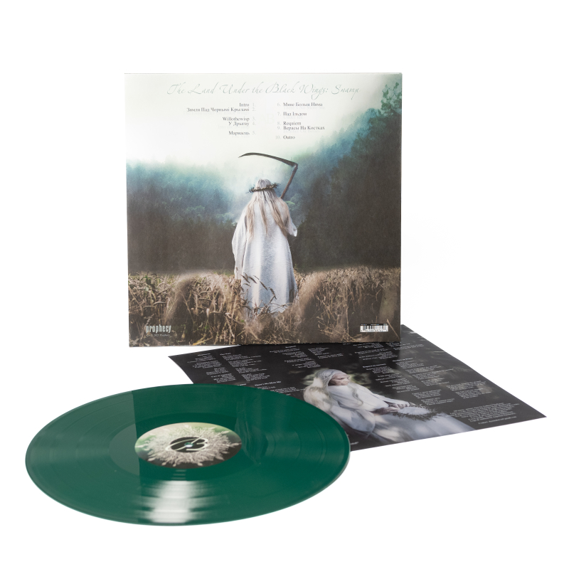 Dymna Lotva - Зямля Пад Чорнымі Крыламі: Дрыгва (The Land Under The Black Wings: Swamp) Vinyl LP  |  Dark Green