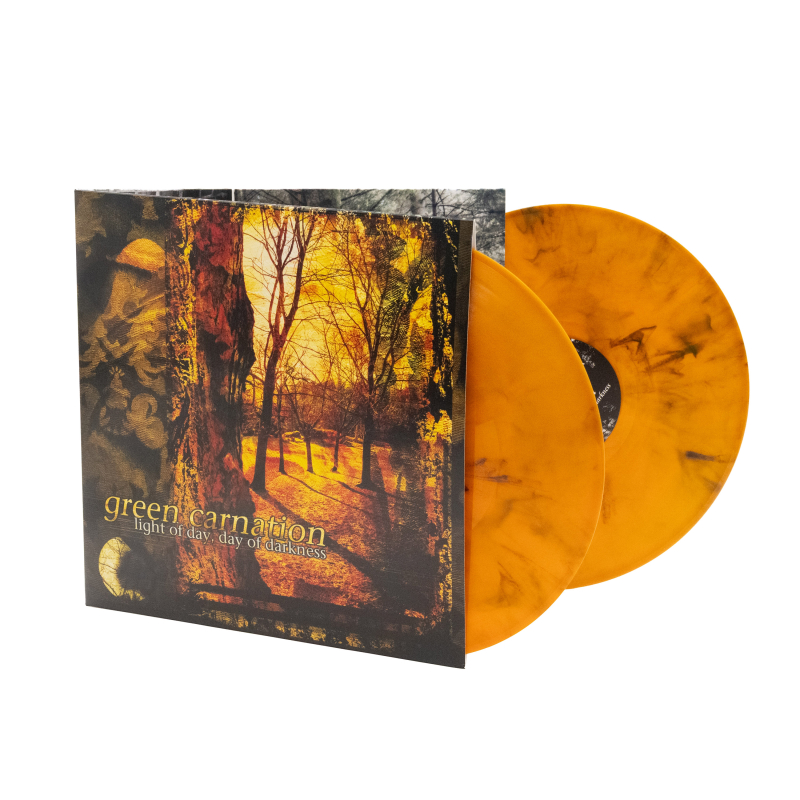 Green Carnation - Light of day, day of darkness Vinyl 2-LP Gatefold  |  Orange/Black Marble