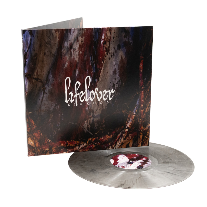 Lifelover - Sjukdom Vinyl Gatefold LP  |  Silver/Black Marble