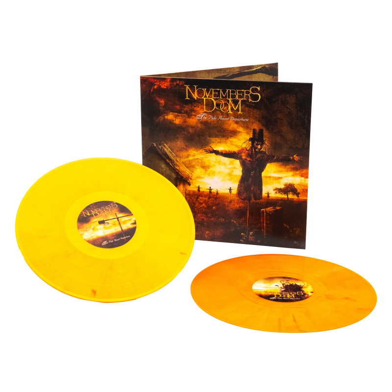 Novembers Doom - The Pale Haunt Departure Vinyl 2-LP Gatefold  |  Gold/Oxblood Marble