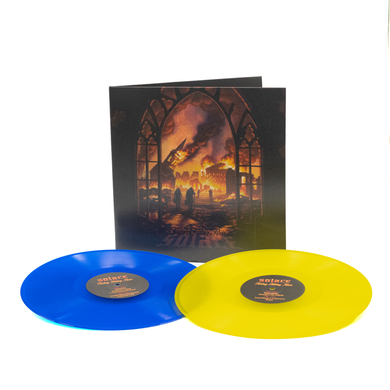 Solace - Fading Failing Ruin Vinyl 2-LP Gatefold  |  Blue/Yellow