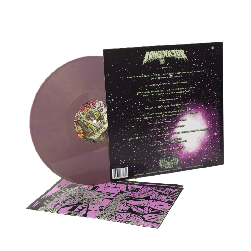 Bonginator - The Intergalactic Gorebong Of Deathpot Vinyl LP  |  solid gold / solid purple marble