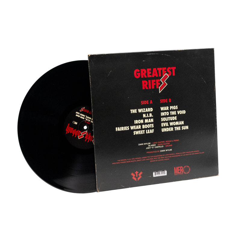 Zakk Sabbath - Greatest Riffs Vinyl LP  |  Black