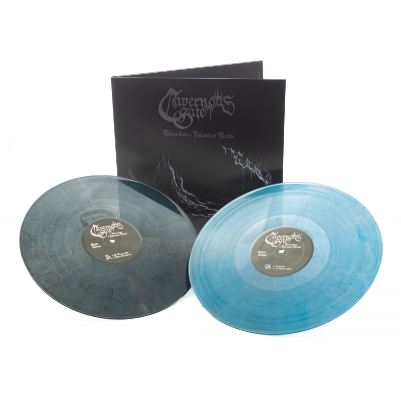 Cavernous Gate - Voices From A Fathomless Realm Vinyl 2-LP Gatefold  |  Crystal Clear/Red/Blue Marble