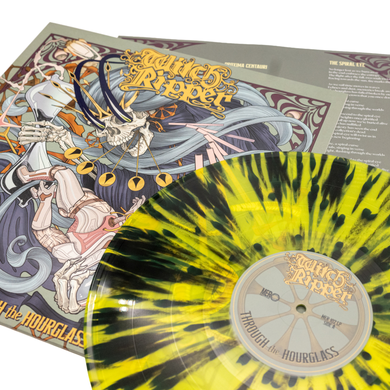 Witch Ripper - Through The Hourglass Vinyl LP  |  Yellow/Black Splatter