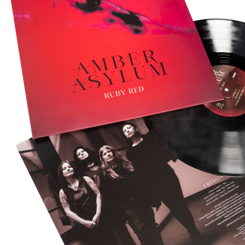 Amber Asylum - Ruby Red Vinyl LP  |  Black