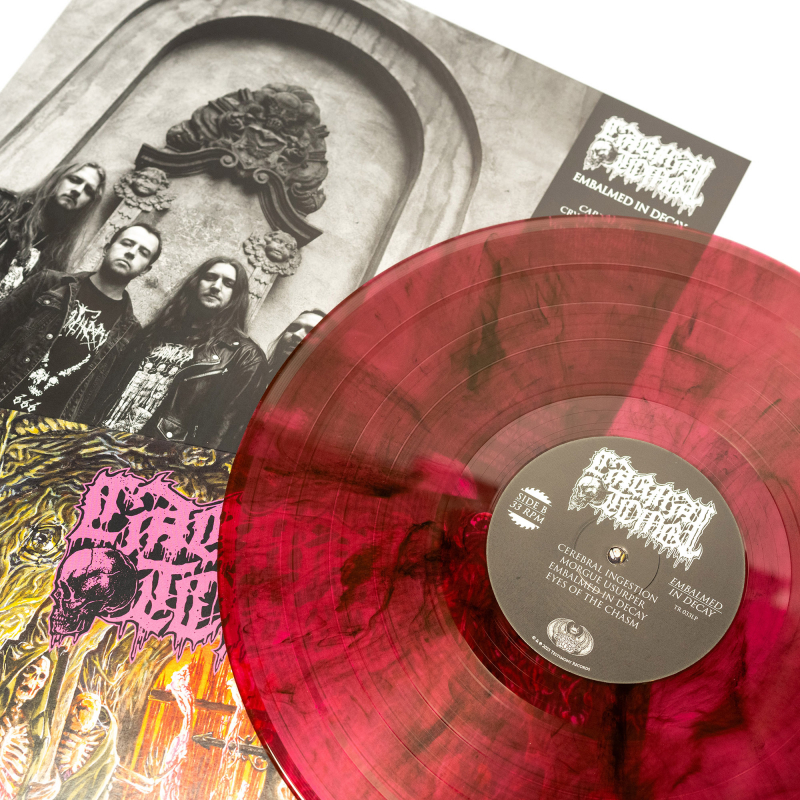 Carnal Tomb - Embalmed In Decay Vinyl LP  |  Magenta/Black Marble