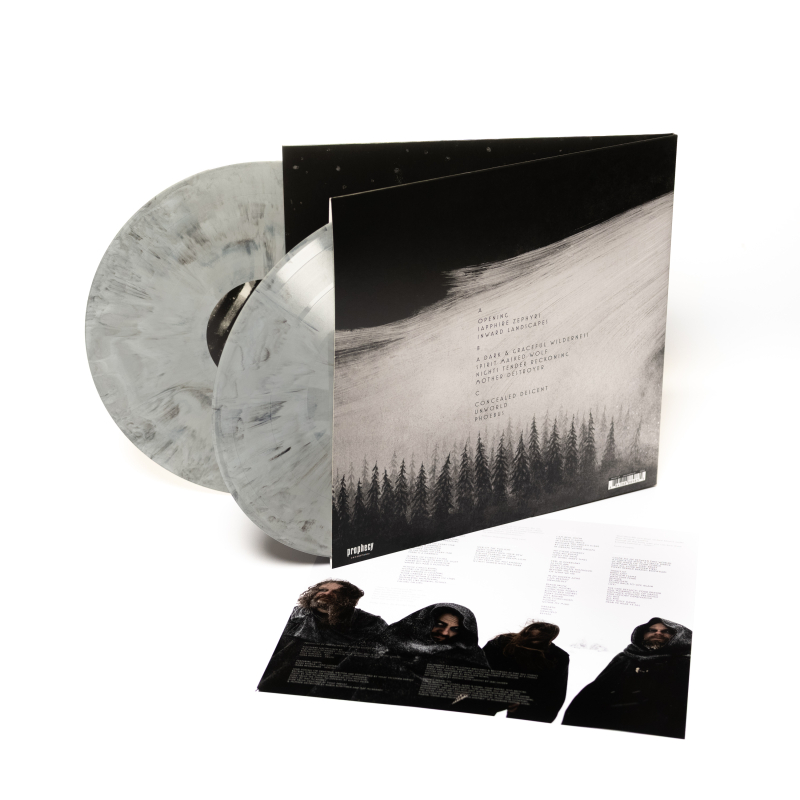 Hexvessel - Nocturne Vinyl 2-LP Gatefold  |  Grey/Black Marble