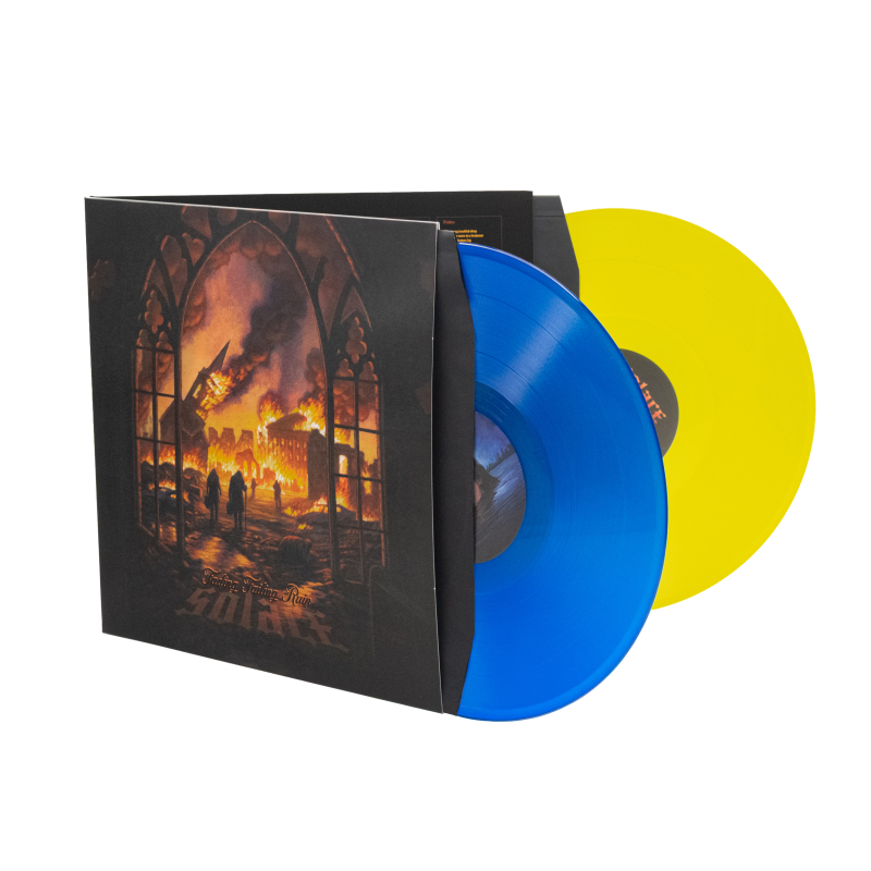 Solace - Fading Failing Ruin Vinyl 2-LP Gatefold  |  Blue/Yellow