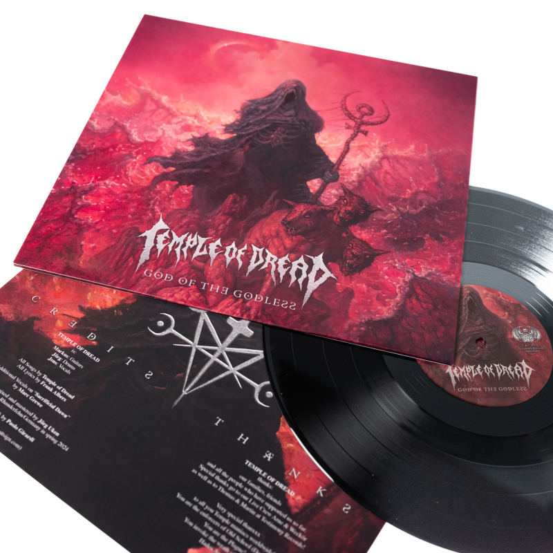 Temple Of Dread - God Of The Godless Vinyl LP  |  Black